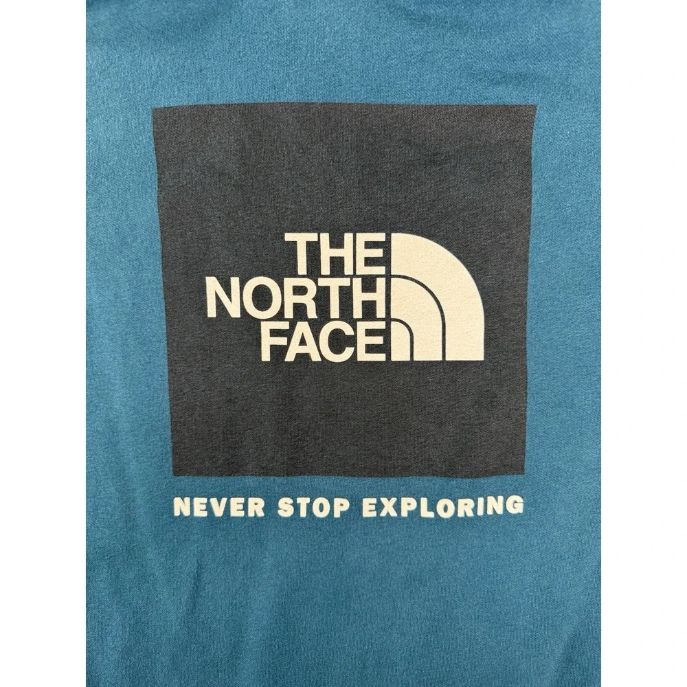 The North Face Hoodie Mens Medium Blue Box NSE Pullover